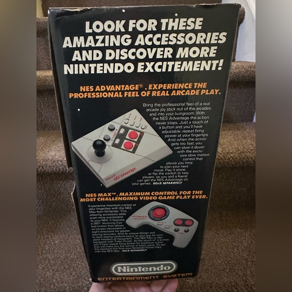 Nintendo Entertainment System Action NES Styrofoam included box only - Picture 3 of 10